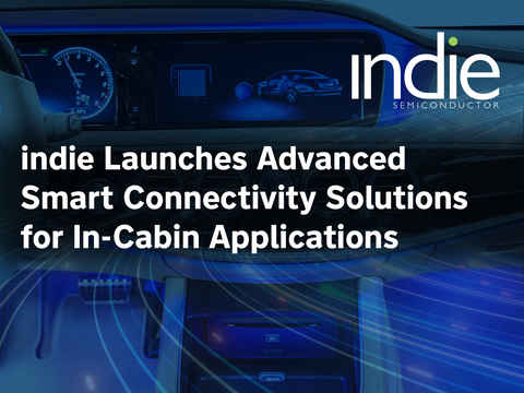 indie Launches Advanced Smart Connectivity Solutions for In-Cabin Applications (Graphic: Business Wire)